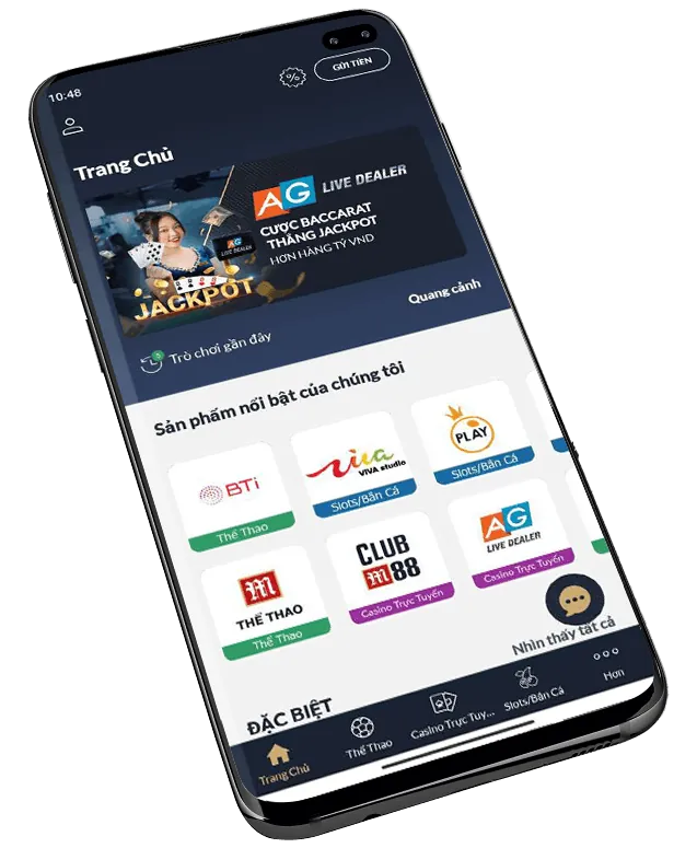 Hình ảnh quảng bá ứng dụng V6BET trên điện thoại di động