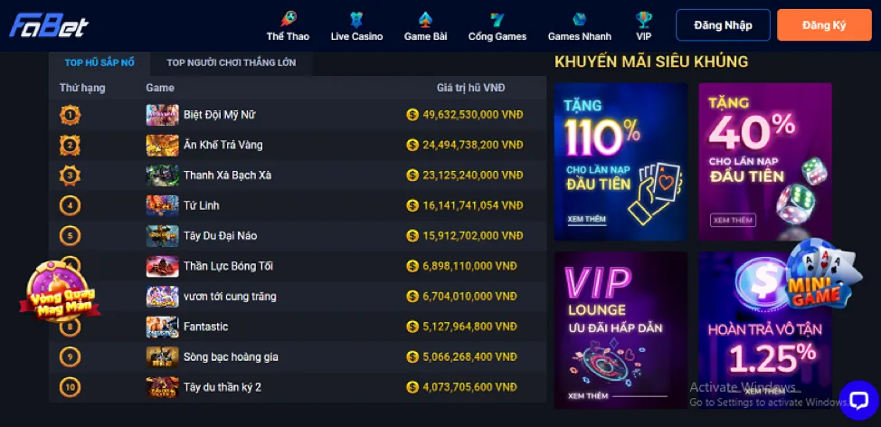 Sự kiện và giải đấu bắn cá V6BET